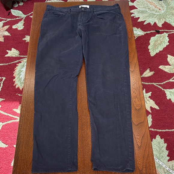 Gap 1969 Men’s Slim Straight Twill Dark Gray/Black Jeans 34x32 - Picture 5 of 9